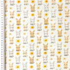 Sweet Little Rabbit Light - Trikåtyg
