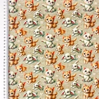 Furry Friends - Trikåtyg