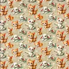 Furry Friends - Trikåtyg