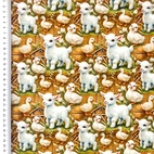 Lovely's Brown - Trikåtyg