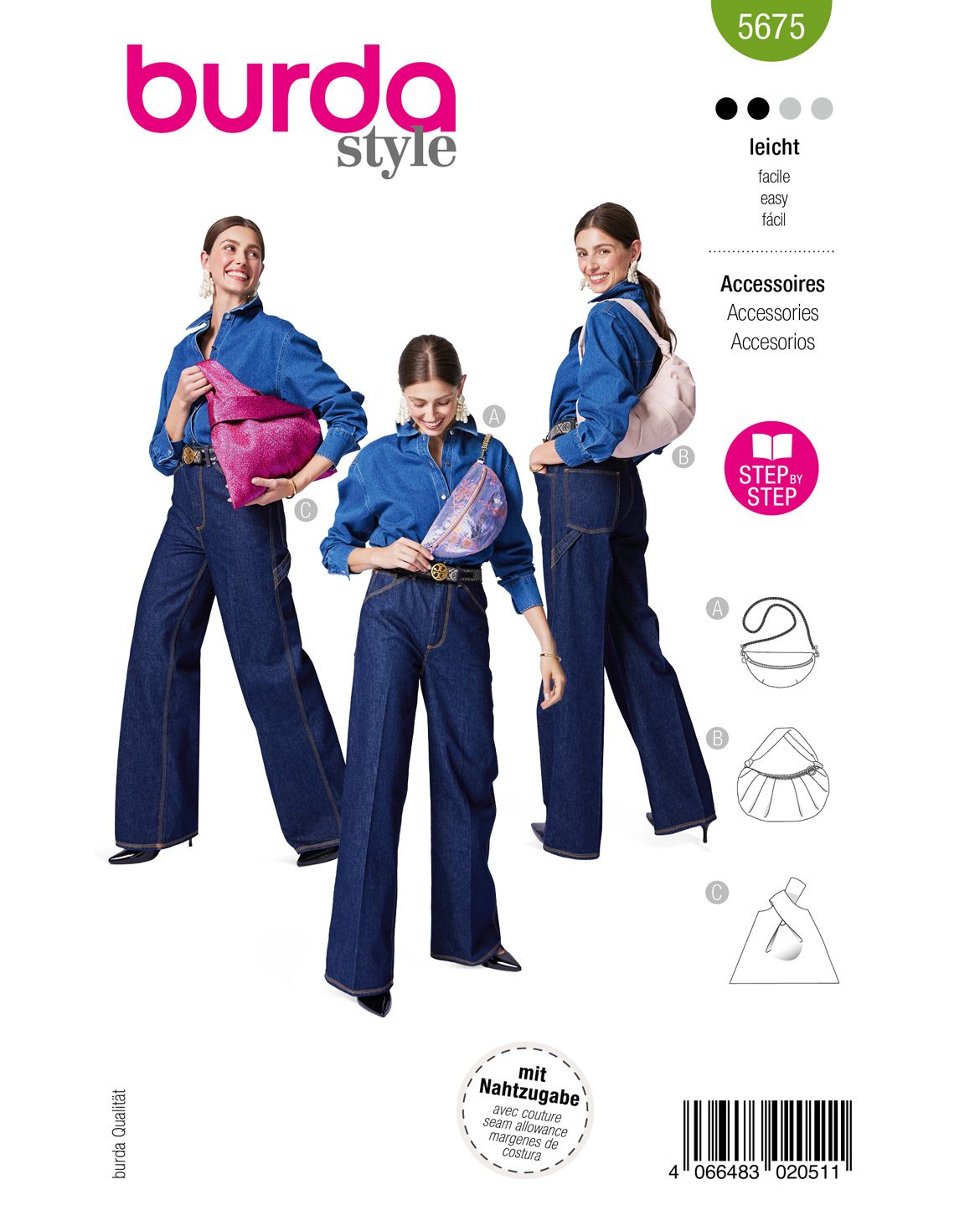 Burda 5675 - Väska.