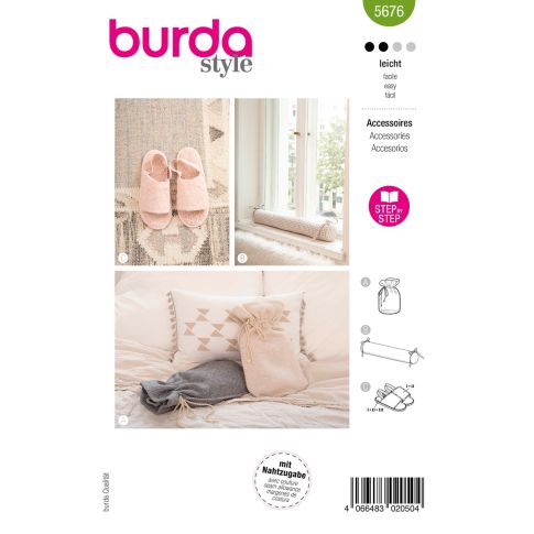 Burda 5676 - Hemtillbehör.