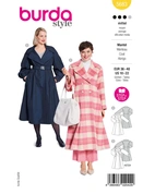 Burda 5683 - Dam -  Damkappor XL-krage.