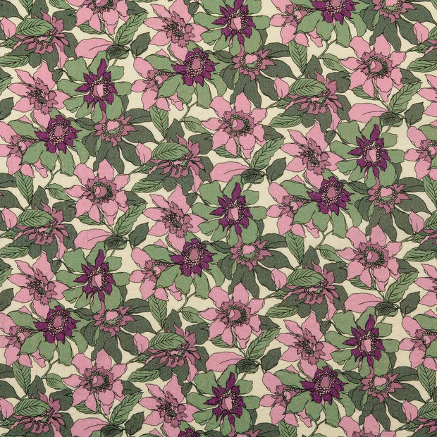 flower lavender - Seersucker
