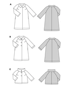 Burda 5688 - Dam -  Damkappor I Retrolook.