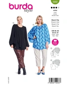 Burda 5692 - Dam -  Eleganta Damblusar.