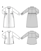 Burda 5693 - Dam -  Tunika & Blus.