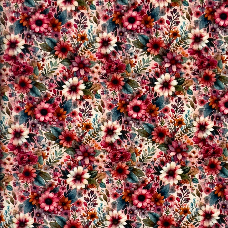 Peony's (Design.C) - Viscose Jersey.