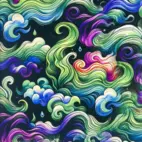 Fleur (Design.D) - Viscose Jersey.