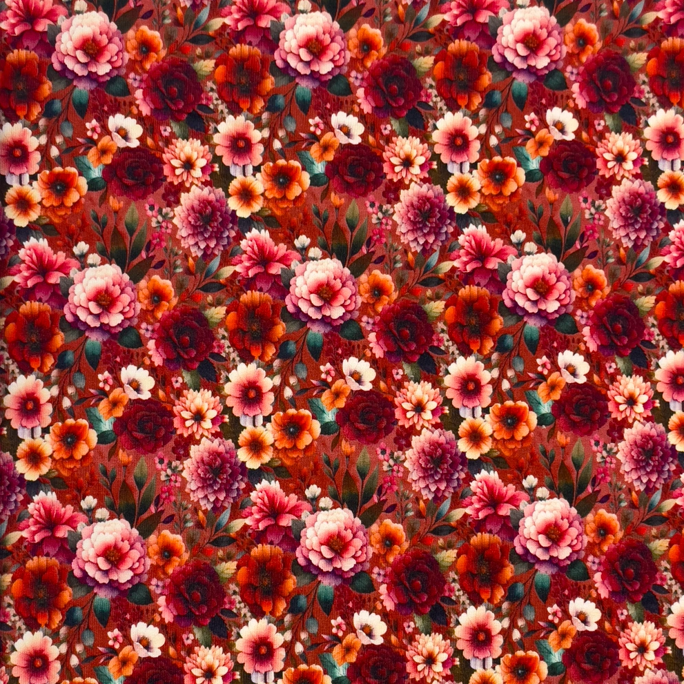 Flora (Design.B) - Viscose Jersey.