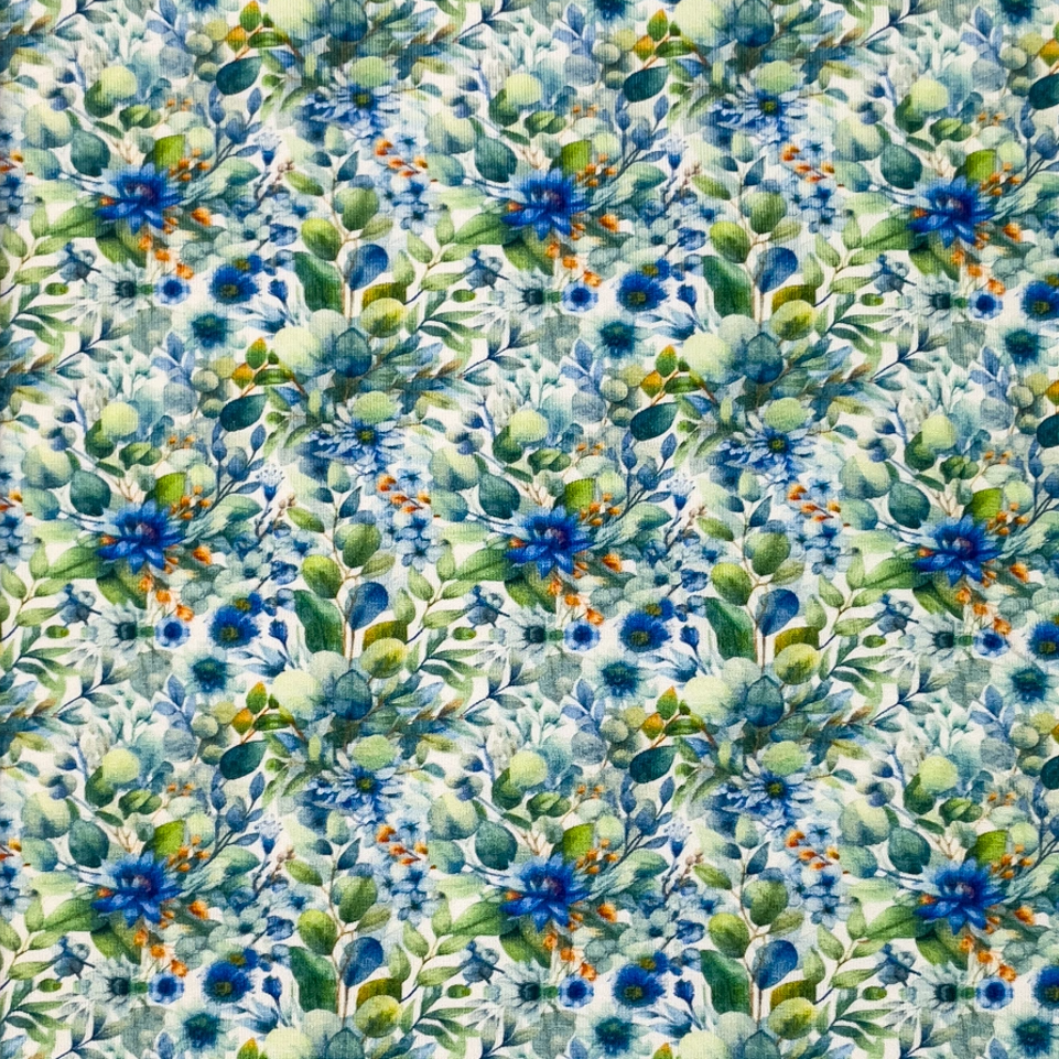 Sunny Flowers (Design.A) - Viscose Jersey.