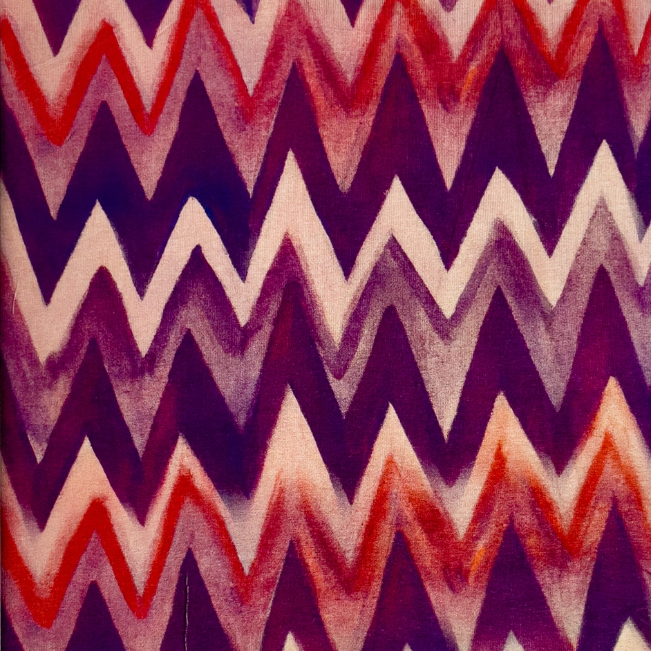 Zig Zag (Design.A) - Viscose Jersey.