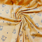 Bird, ocra - Stretch Frotte'