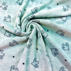 Bird, mint grön - Stretch Frotte'