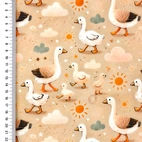 Gooses And Duck (Design.A) - Trikåtyg