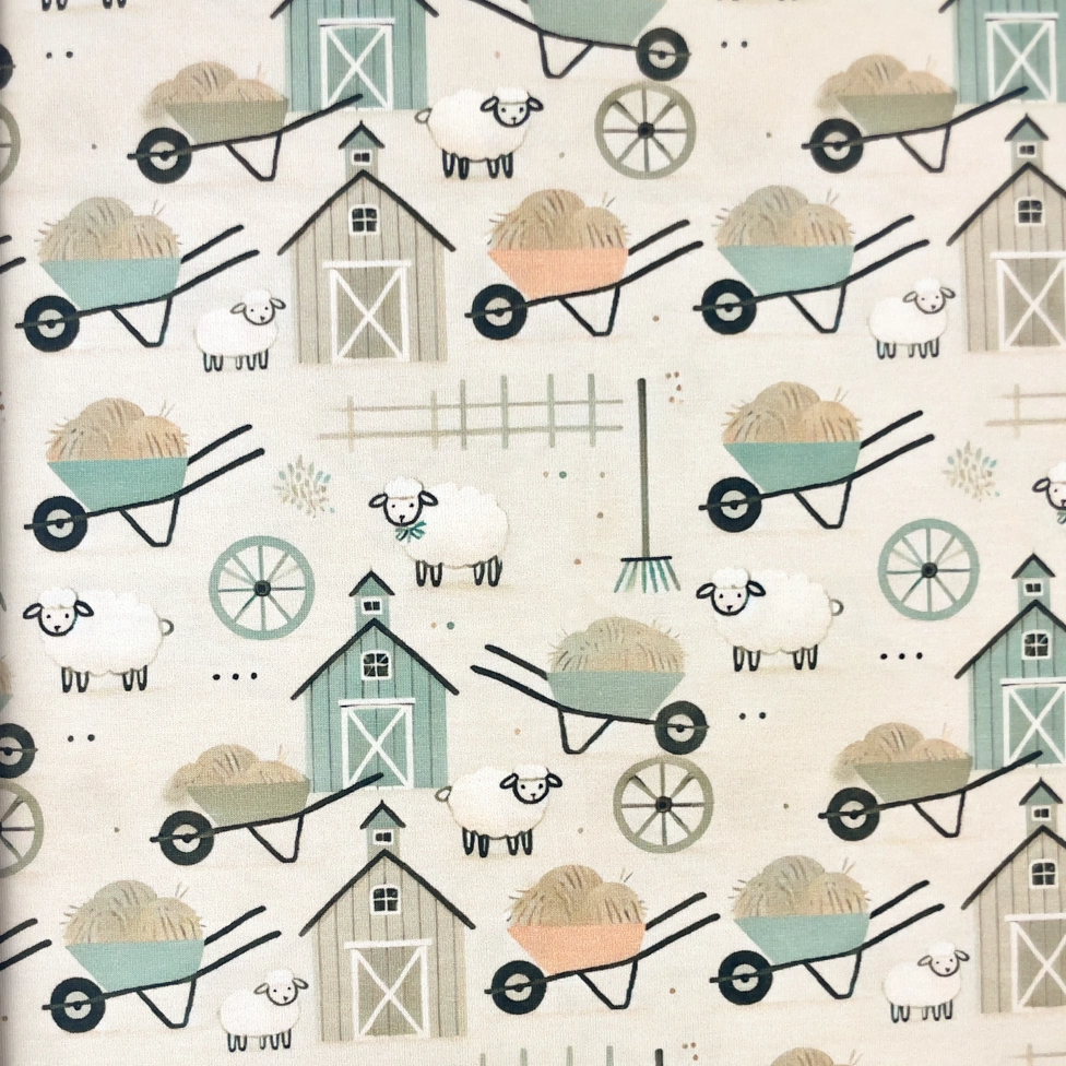 Tractor Fun (Design.B) - Trikåtyg