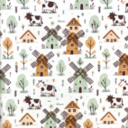 Farm Work (Design.A) - Trikåtyg