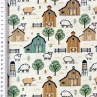 Farm Work (Design.C) - Trikåtyg