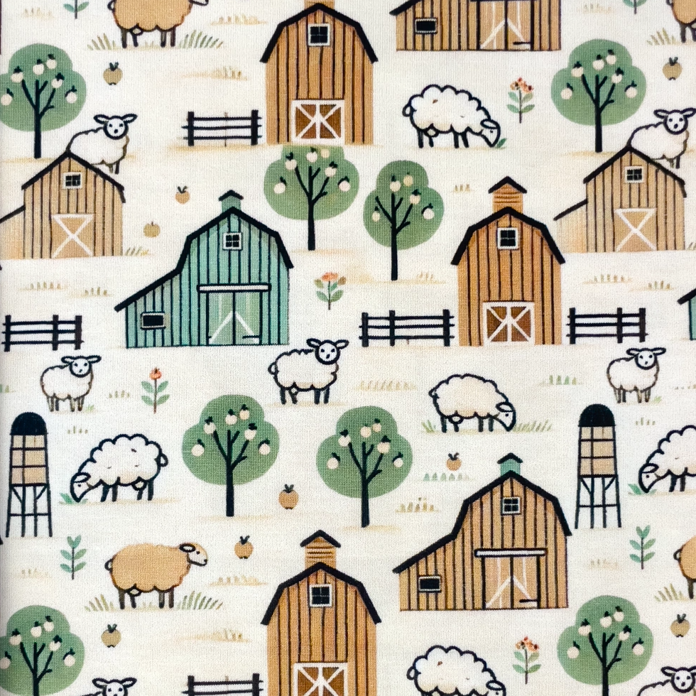 Farm Work (Design.C) - Trikåtyg