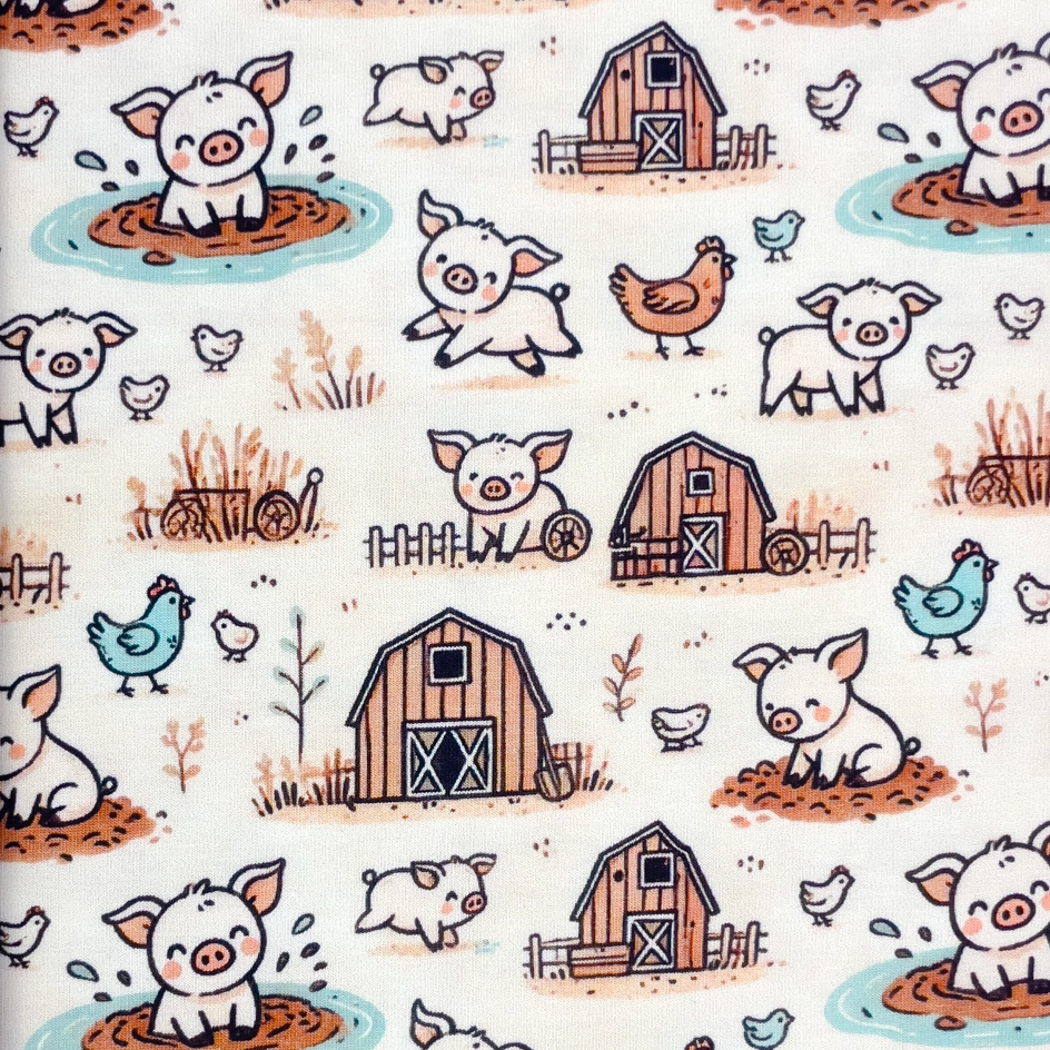 Dog's And Sheep's (Design.B) - Trikåtyg