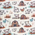 Dog's And Sheep's (Design.B) - Trikåtyg