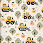 Apple Tree (Design.A) - Trikåtyg
