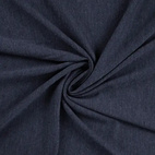 Navy, melange - 100% Merino Ull interlock