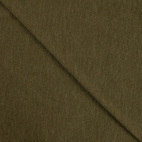 Khaki, melange - 100% Merino Ull interlock
