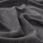 Mid Grey, melange - 100% Merino Ull interlock