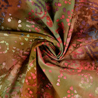 Batik, brun - Bomullstyg ,Vävt