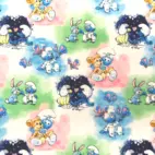 BabySmurf, akvarell - Smurfs By ZannaZ