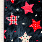 Stars Pied De Poule DARK - Fleece