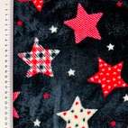 Stars Pied De Poule DARK - Fleece