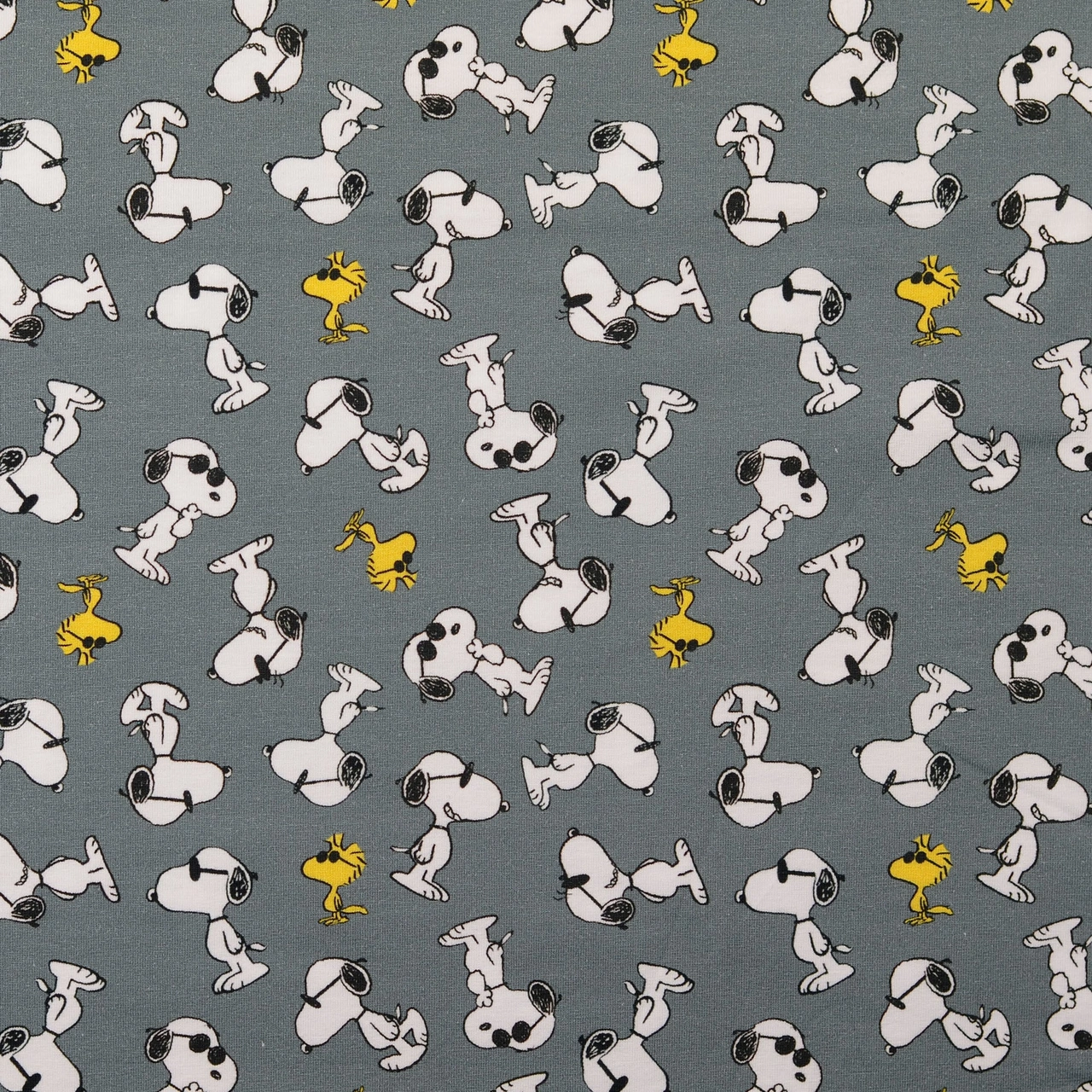 Snob, grey - Jersey fabric