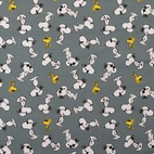 Snob, grey - Jersey fabric