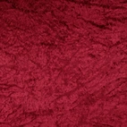 Krossad Plysch - Vinröd