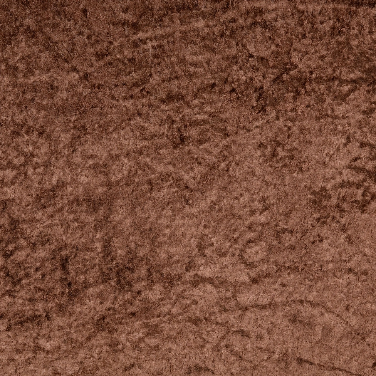 Krossad Plysch - Brun