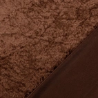Krossad Plysch - Brun