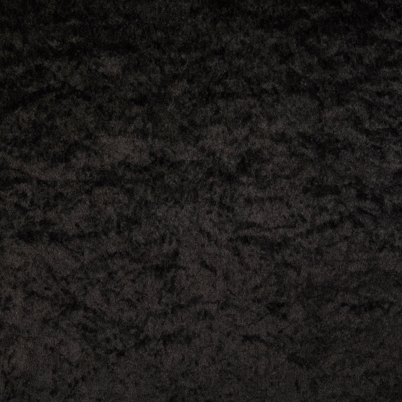 Crushed Plush - black