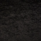 Krossad Plysch - svart