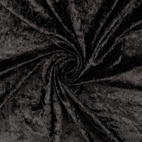 Crushed Plush - black