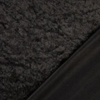 Krossad Plysch - svart