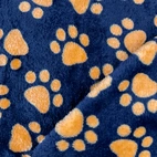 Dog Paws BLUE - Fleece