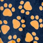 Dog Paws BLUE - Fleece