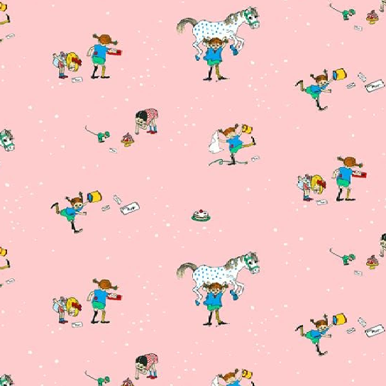 Pippi med vänner - Trikåtyg