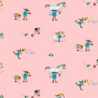Pippi with friends - Knit fabric