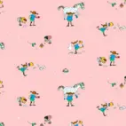 Pippi med vänner - Trikåtyg