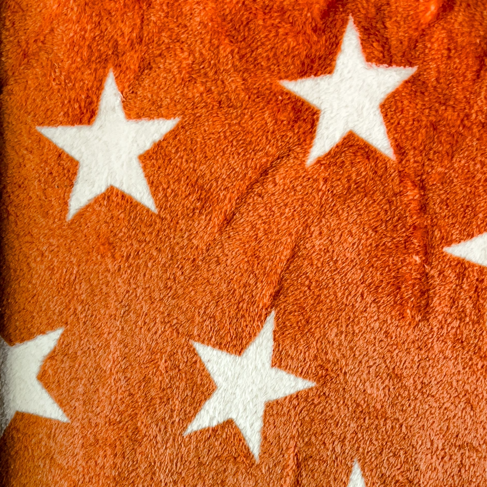 Stars Orange - Fleece