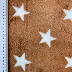 Stars Dark Beige - Fleece