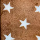 Stars Dark Beige - Fleece